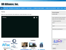 Tablet Screenshot of hrallianceinc.com